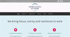 Desktop Screenshot of mindfulnessatwork.com