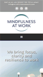 Mobile Screenshot of mindfulnessatwork.com